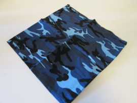 Bandana camouflage blauw