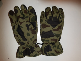 Gevoerde camouflage handschoenen