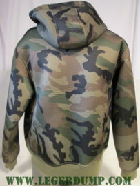 Hooded Jacket camouflage, 100% Polyester