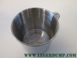 RVS mok met vast handvat 300ML