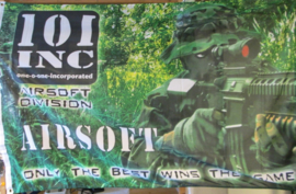 101 INC Militaire vlag Airsoft. 1,5 x 1 meter