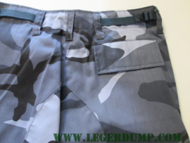 Kinder camouflagebroek blauw