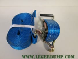 Spanband blauw 5 cm breed