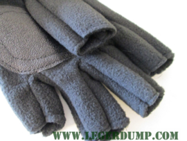 Outdoor fleece gloves polsmof  zwart