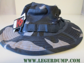 Bush hat camouflage blauw