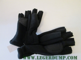 Outdoor fleece gloves polsmof  zwart