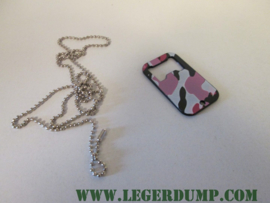 Flessenopener wit rood zwart camo