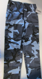 Broek bdu Camouflage blauw