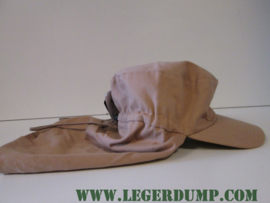 Fieldcap met nekbescherming cremekleur