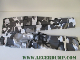 Kinder camouflage broek Urban wit