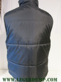Bodywarmer zwart met fleece voering (kan ook binnenstebuiten)