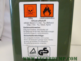 Jerrycan metaal inhoud 5 liter