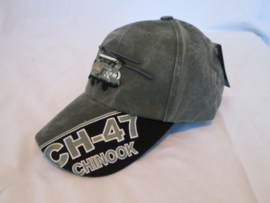 Baseball cap  groen CH 47 Chinook stone