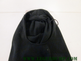 Losse Col fleece zwart (turtle neck)