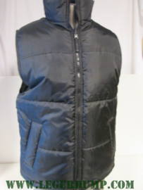 Bodywarmer zwart met fleece voering (kan ook binnenstebuiten)