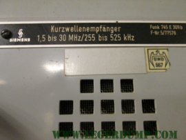 Siemens Funk 745E 309B kortegolf ontvanger