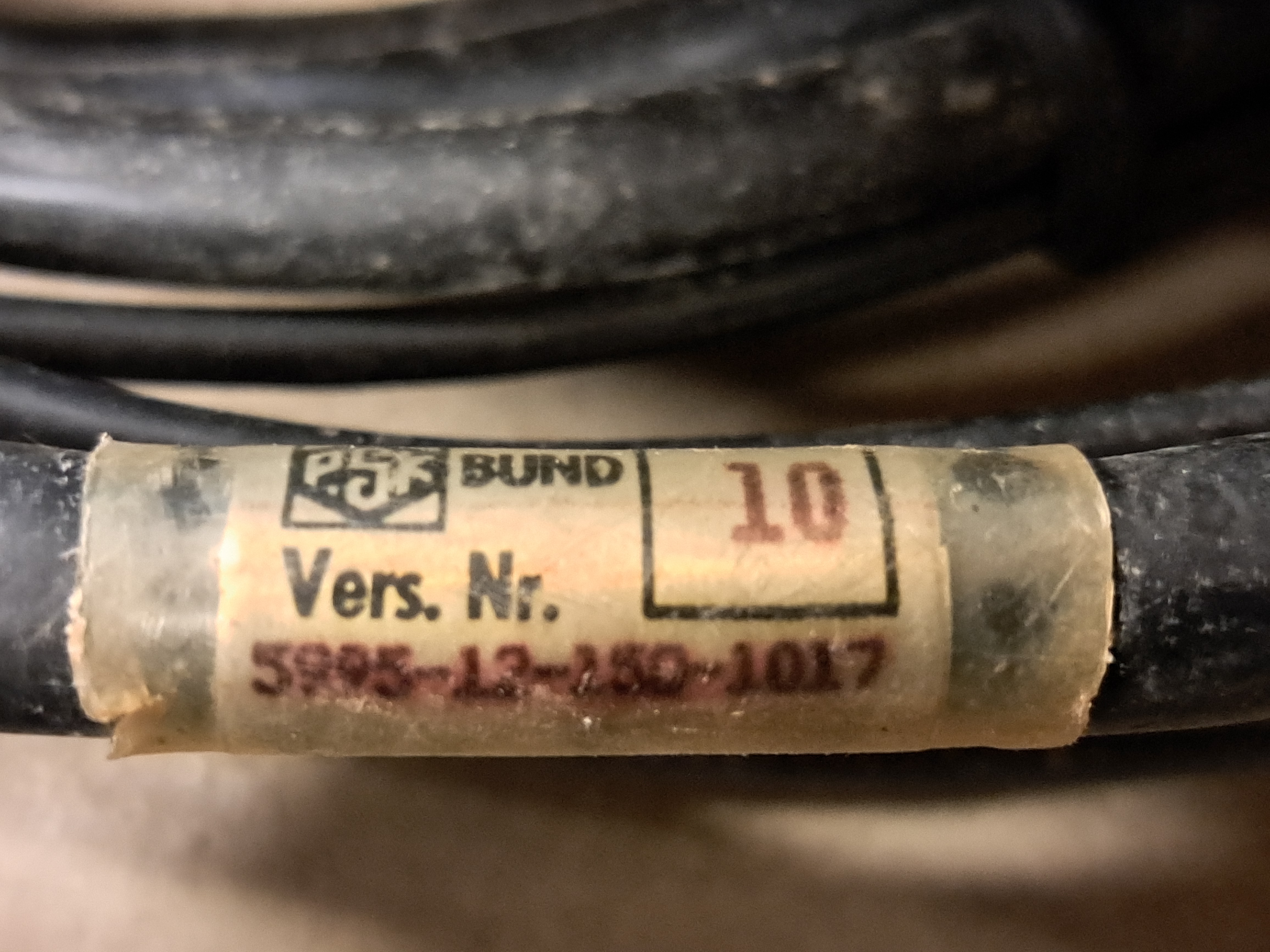 2 x Kabel in tas voor sem 25/35