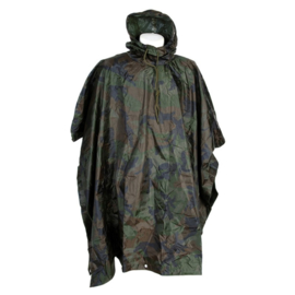 Poncho  zwaar woodland