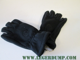 Outdoor fleece gloves polsmof  zwart