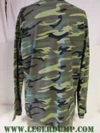 T-shirt met lange mouw camouflage
