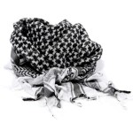 PLO Sjaal shawls zwart wit