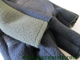 Outdoor fleece gloves polsmof groen zwart