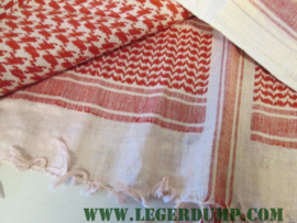 Sjaal / omslagdoek rood wit