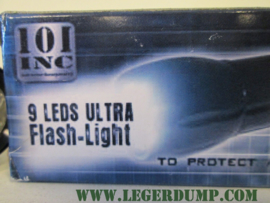 101inc 9 LEDS Ultra flash light