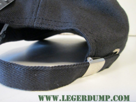 Baseball cap Navy Pilot zwart goud