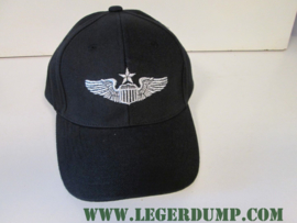 Baseball cap senior Pilot zwart