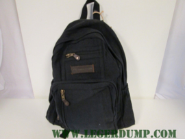 Rugzak Highlander canvas zwart