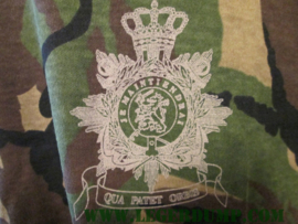 T-shirt camouflage met Mariniers opdruk