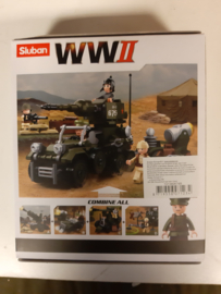 Sluban WWII 4 in een army model