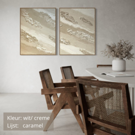 Wanddecoratie 3D | 2 luik clouds