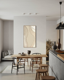 Wanddecoratie 3D | Rechthoek abstract nr.1