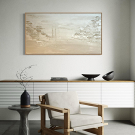 Wanddecoratie 3D | Lake panorama