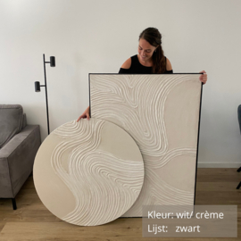 Wanddecoratie 3D | River rond