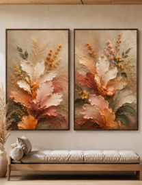 Custom 2luik - flowers