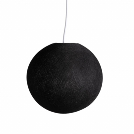 Zwarte ronde hanglamp