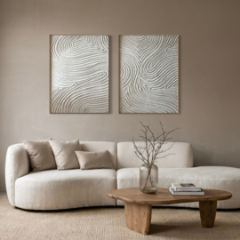 Wanddecoratie 3D | 2 luik flow