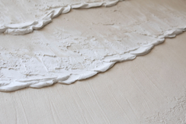 Wanddecoratie 3D | 2 luik strand