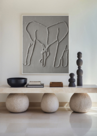 Wanddecoratie 3D | Olifanten