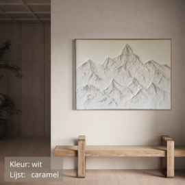 Wanddecoratie 3D | Bergen liggend