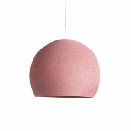 Hanglamp halve bol warm roze