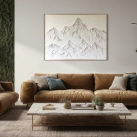 Wanddecoratie 3D | Bergen liggend