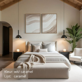 Wanddecoratie 3D | 2 luik desert