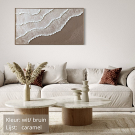 Wanddecoratie 3D | Beach panorama