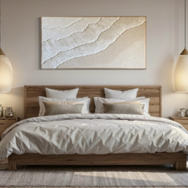 Wanddecoratie 3D | Beach panorama