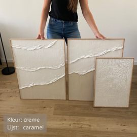 Wanddecoratie 3D | 2 luik strand