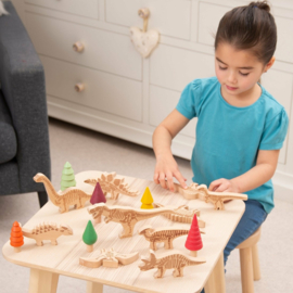 Tickit houten dinosaurusblokken